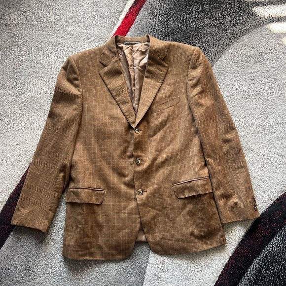 Ermenegildo Zegna Vintage Academia Brown Wool Sportcoat - Picture 1 of 7